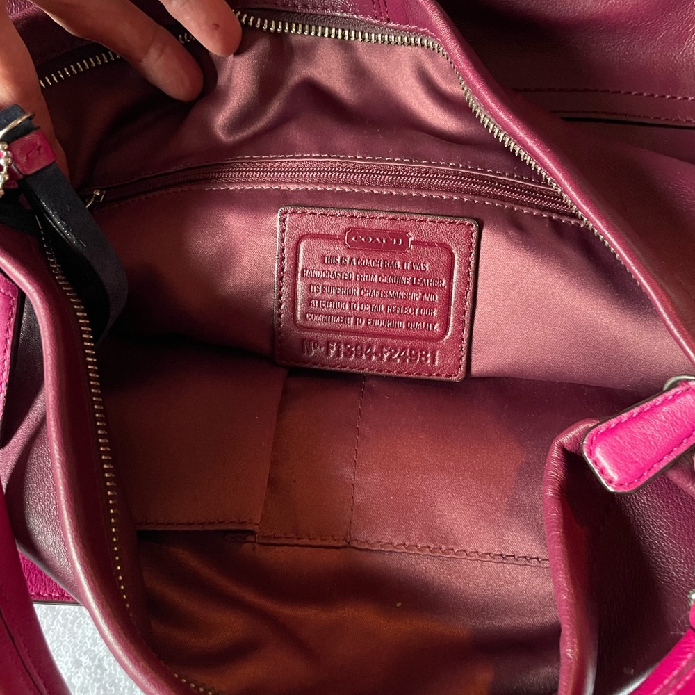 Beautiful Patchwork Coach Shoulder Bag - image 2